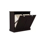  Two-Compartment Tilt-Out Laundry Sorter Cabinet with Hidden Storage