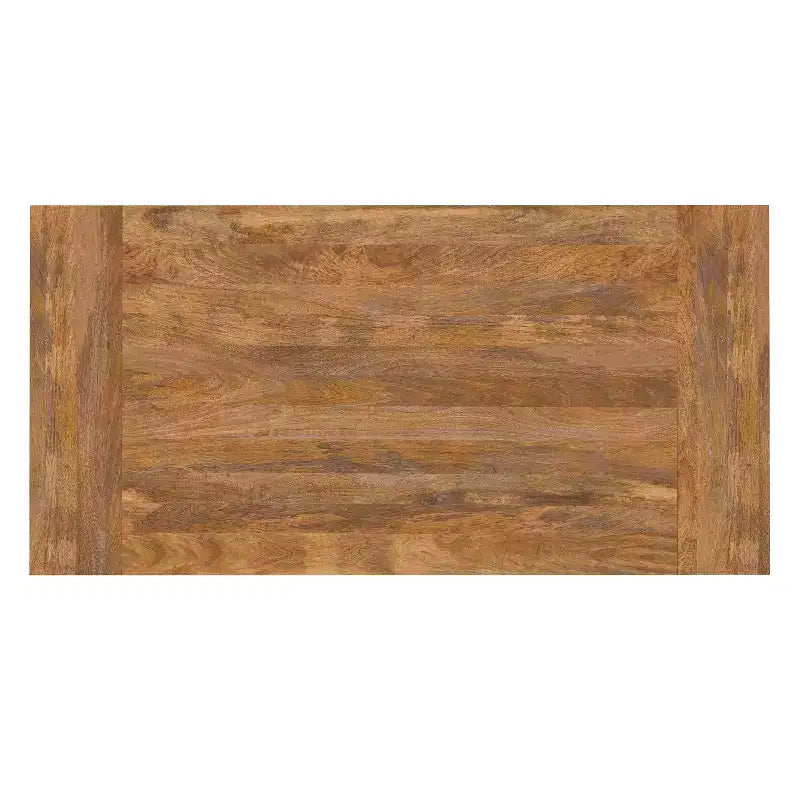 Tavolo da pranzo in legno massello di mango stile rustico, larghezza 183 cm