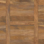 Tavolo da pranzo in legno massello di mango stile rustico, larghezza 183 cm