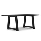  72inch Wide Solid Mango Farmhouse Dining Table