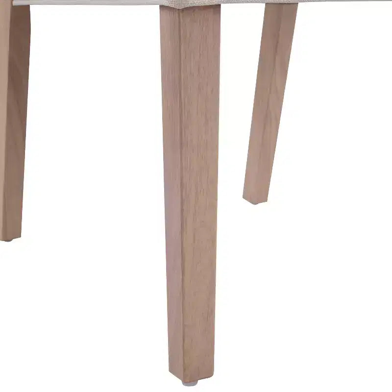 Sedie moderne in legno di Hevea, imbottite e senza braccioli, per sala da pranzo (4)