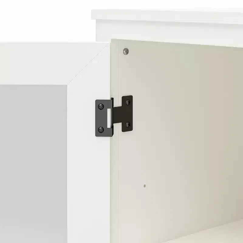 Mobile moderno in legno con vetrina
