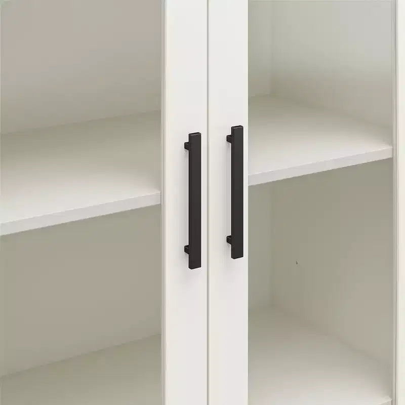 Mobile moderno in legno con vetrina