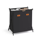  Laundry Hamper, Laundry Basket, Laundry Sorter Collapsible X-Frame, Clothes Organizer with Customizable Labels
